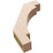 Ekena Millwork 3-inch W x 14-inch D x 18-inch H Merced Rough Cedar Woodgrain TimberThane Knee Brace, Primed BRCUR03X14X18MRCRCPR - alternate 2